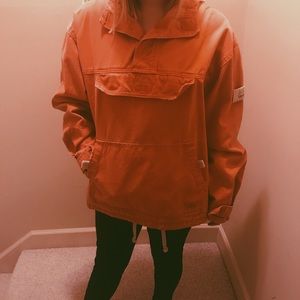 Burnt orange jean jacket